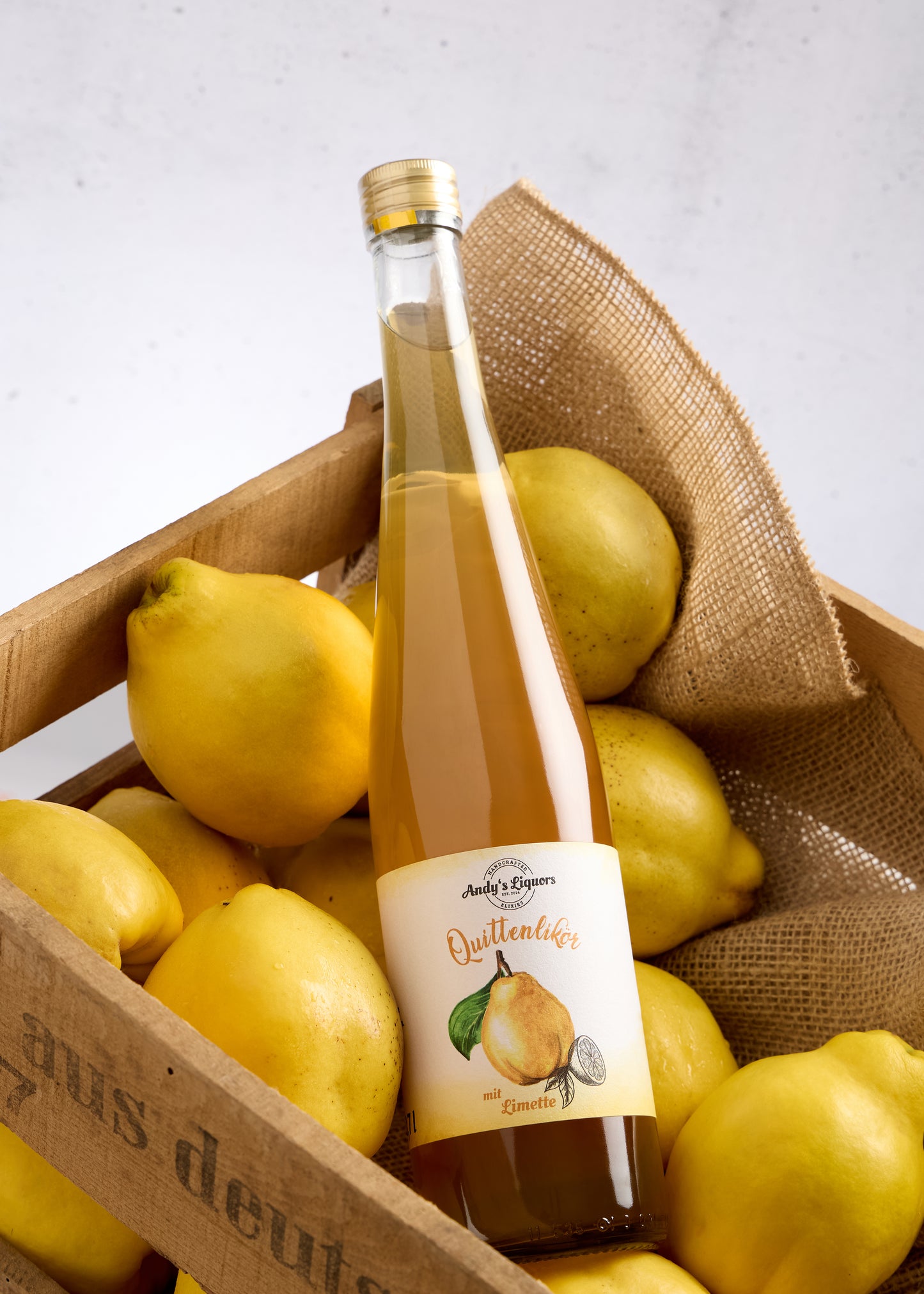 Quittenlikör mit Limette 0,70 Liter