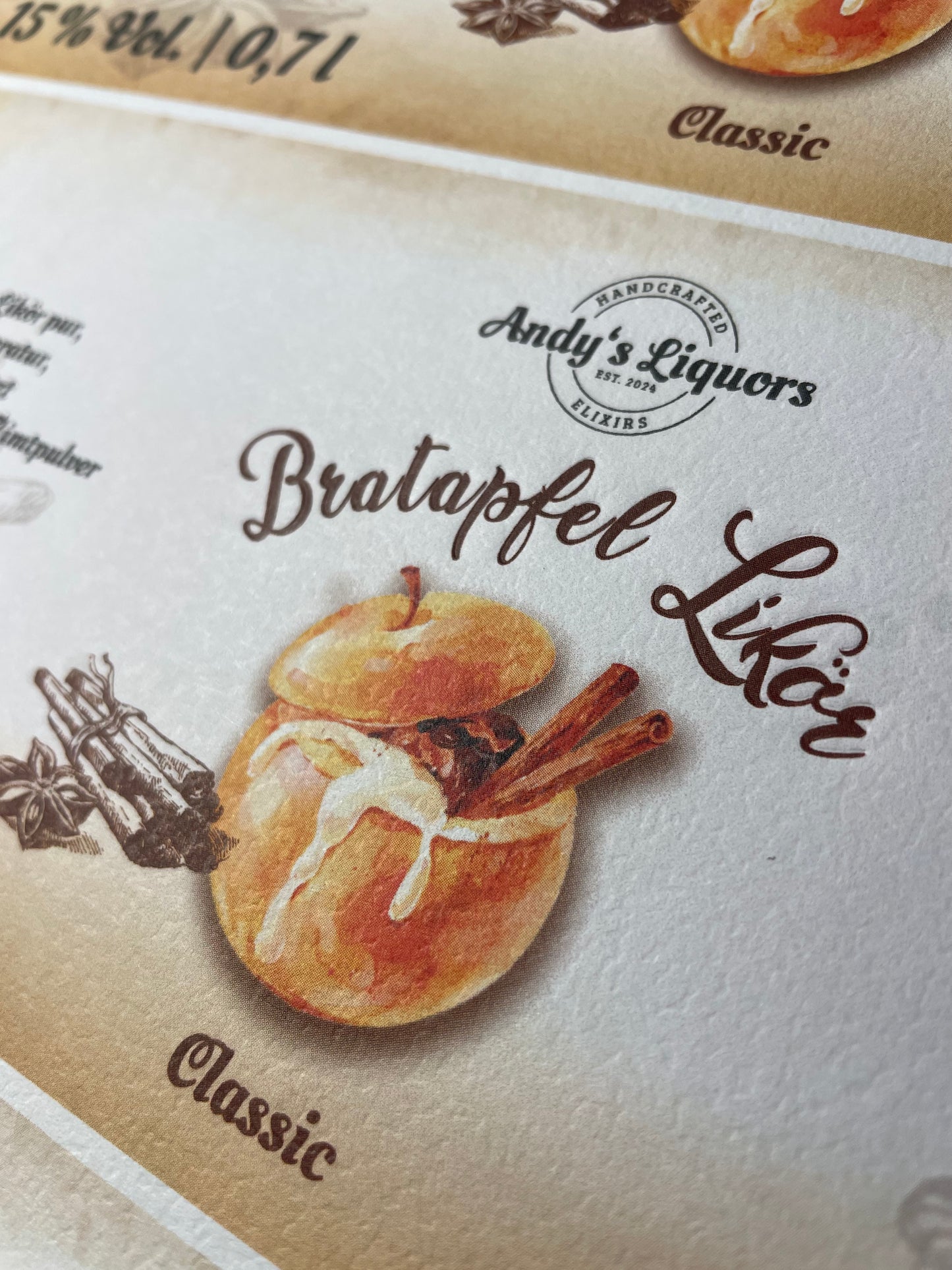 Bratapfel Likör - Classic 0,70 Liter