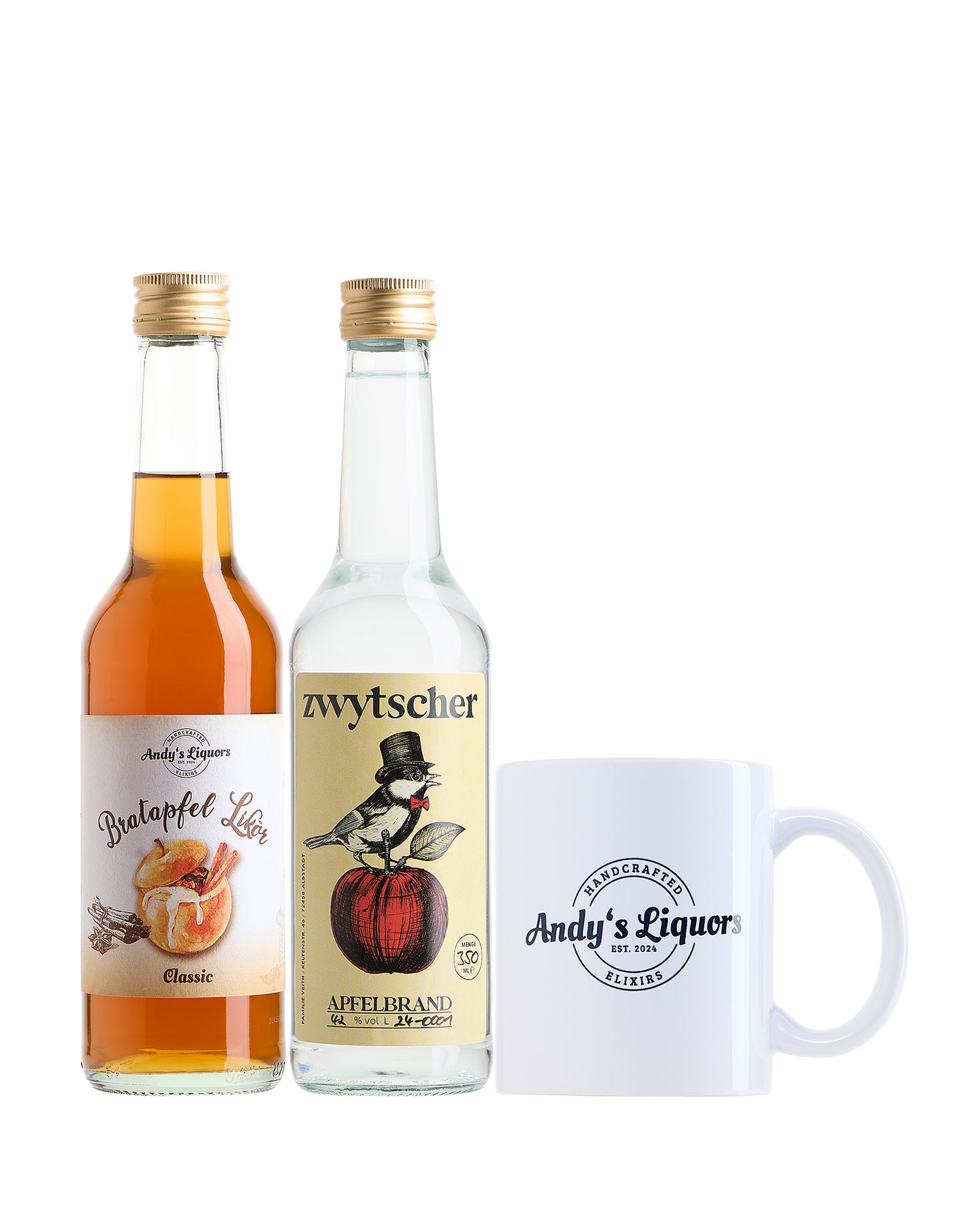 Albstädter Apfel-Trio Bundle – Likör · Brand · Tasse