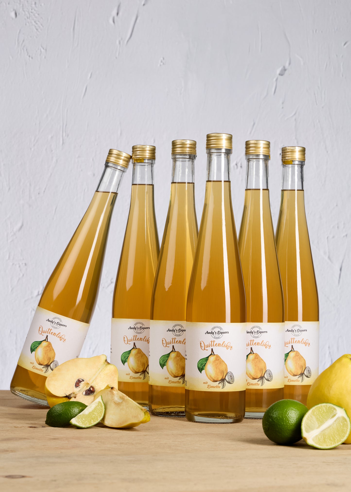 5 + 1 Angebot / Quittenlikör mit Limette 0,70
