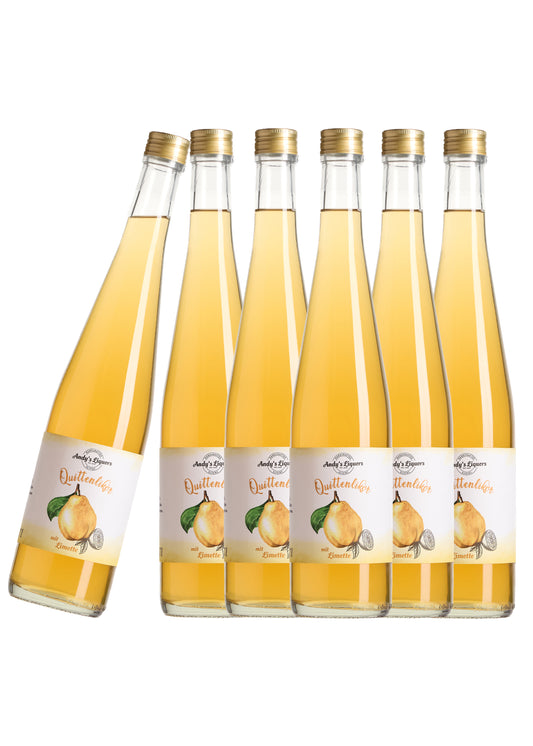 5 + 1 Angebot / Quittenlikör mit Limette 0,70
